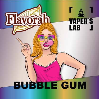 Фото на Ароматизатори Flavorah Bubble Gum Жувальна гумка