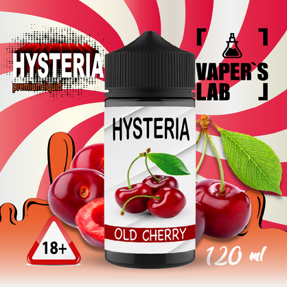 Фото купити рідину для електронних сигарет hysteria old cherry 100 ml