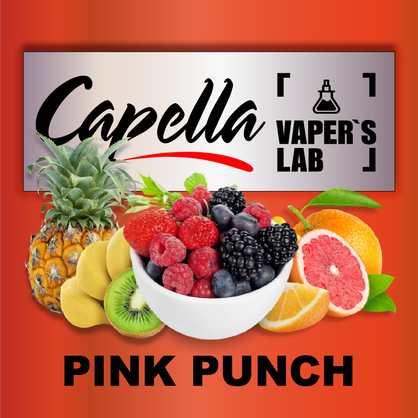 Фото на Ароматизатор Capella Pink Punch Рожевий пунш