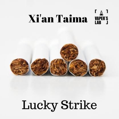 Фото, Аромка для вейпа Xi'an Taima Lucky Strike Сигареты Лаки Страйк