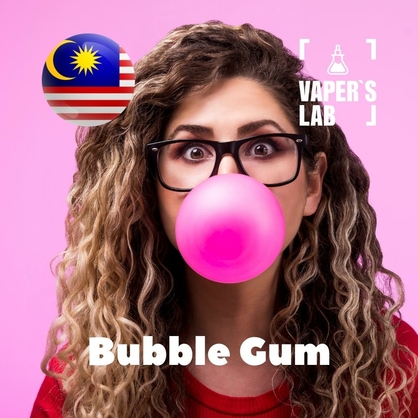 Фото, Видео, ароматизаторы Malaysia flavors Bubble Gum