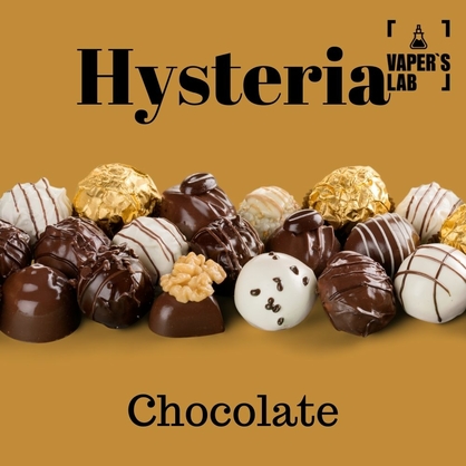 Фото купити жижу для вейпа дешево hysteria chocolate 100 ml