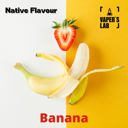 Фото, Відео Арома для самозамісу Native Flavour Banana 30мл