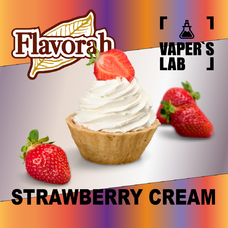 Ароматизаторы для вейпа Flavorah Strawberry Cream Полуничний крем