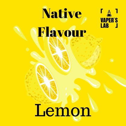 Фото купити заправку для вейпа native flavour lemon 120 ml