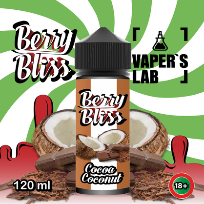Фото жидкость для вейпа berry bliss cocoa coconut 120 мл (кокос, какао)
