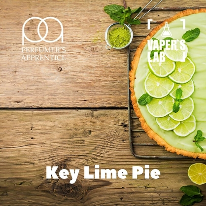 Фото, Ароматизатор для вейпа TPA Key Lime Pie Лаймовый пирог
