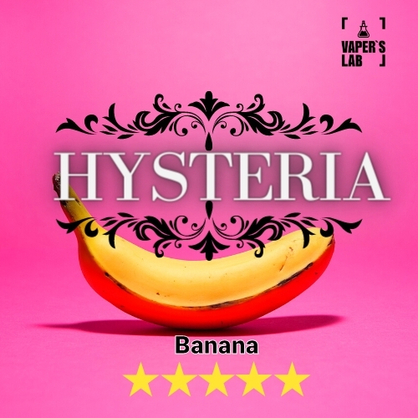 Фото купити жижу hysteria banana 30 ml