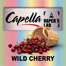 Ароматизаторы для вейпа Capella Wild Cherry with Stevia Дика Вишня