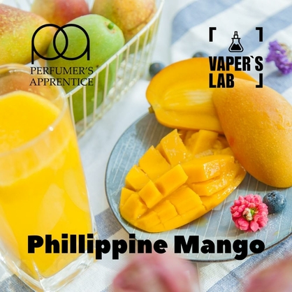 Фото, Ароматизатор для вейпа TPA Philippine Mango Филиппинское манго