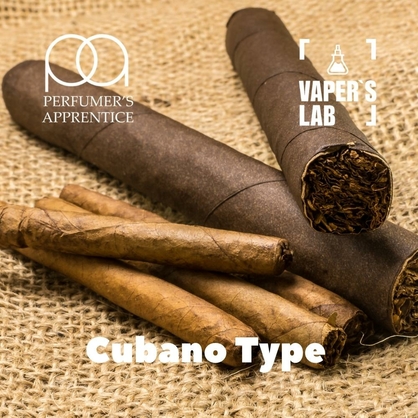 Фото, Ароматизатор для вейпа TPA Cubano Type Кубинский табак