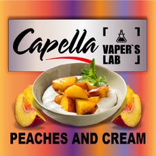 Арома Capella Peaches and Cream Персики і крем