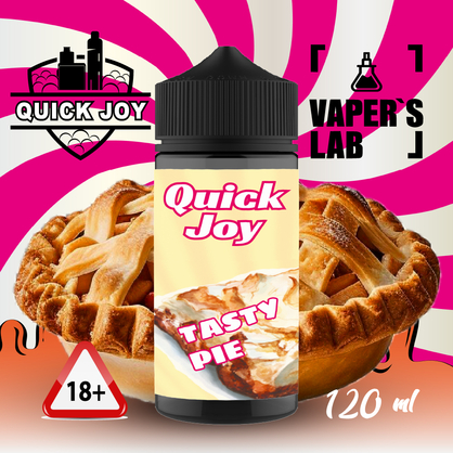 Фото, Видео на Жидкости для вейпов Quick Joy Tasty pie 120ml