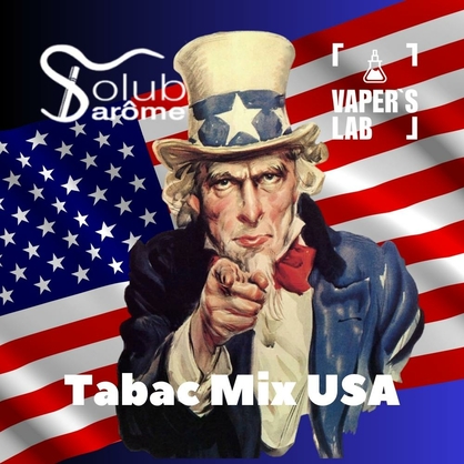 Фото, Аромка Solub Arome Tabac Mix USA Американский табак