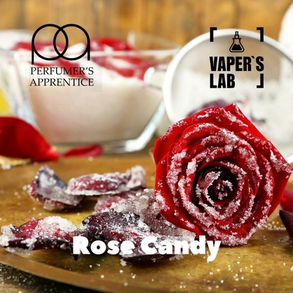 Фото, Ароматизатор для вейпа TPA Rose Candy Леденцы с лепестками розы