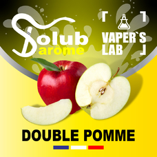 Лучшие роматизаторы  Solub Arome Double pomme Красное и зеленое яблоко