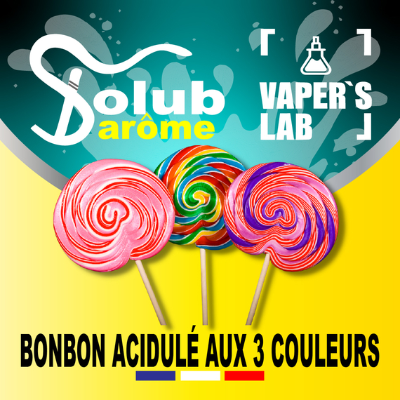 Отзыв Solub Arome Bonbon acidulé aux 3 couleurs Конфеты-леденцы