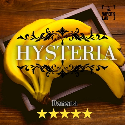Фото, Заправка для вейпа дешево Hysteria Banana 30 ml