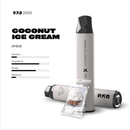 Фото, Видео Coconut ice cream кокосове морозиво