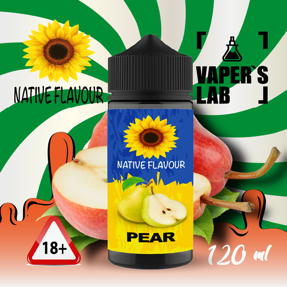 Відгуки  жижа для вейпа купити дешево native flavour pear 120 ml
