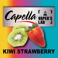 Ароматизатори Capella Kiwi Strawberry with Stevia Ківі + Полуниця