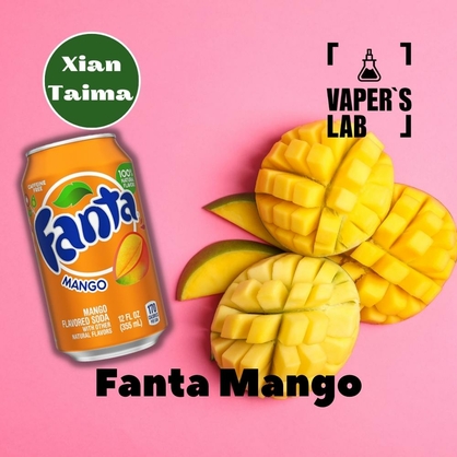 Фото, Аромка для вейпа Xi'an Taima Fanta Mango Фанта манго