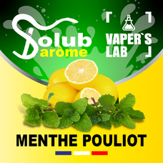 Ароматизатори для вейпа Solub Arome Menthe pouliot Лимон та м'ята