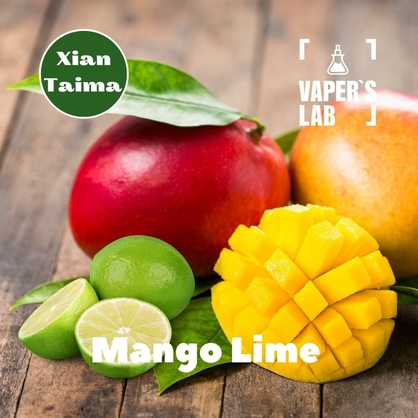 Фото, Аромка для вейпа Xi'an Taima Mango Lime Манго лайм