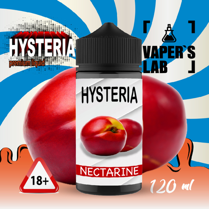 Фото жижа для вейпа без нікотину дешево hysteria nectarine 100 ml
