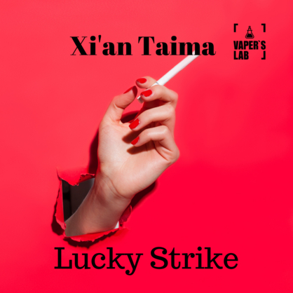 Фото, Аромка для вейпа Xi'an Taima Lucky Strike Сигареты Лаки Страйк