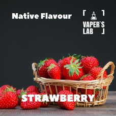 Ароматизатори для рідини вейпів Native Flavour Strawberry 30мл