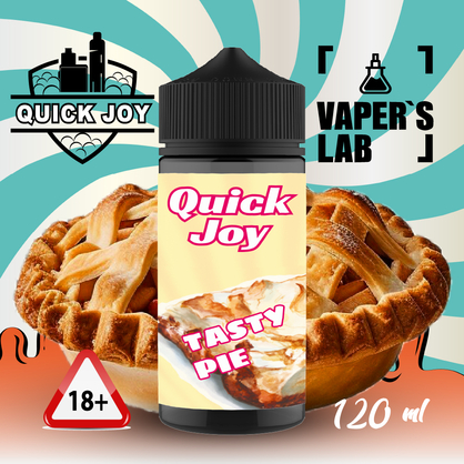 Фото, Видео на Жидкости для вейпов Quick Joy Tasty pie 120ml