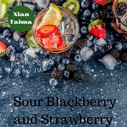 Фото Xian Taima Sour Blackberry and Strawberry Кисла ожина та полуниця