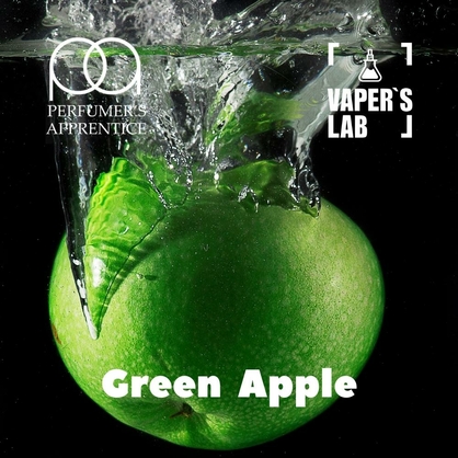 Фото, Ароматизатор для вейпа TPA Green Apple Зеленое яблоко