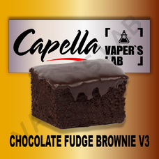 Ароматизатори для вейпа Capella Chocolate Fudge Brownie v3 Шоколадне тістечко Брауні v3