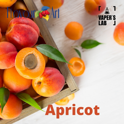 Фото, Видео, Ароматизатор для вейпа FlavourArt Apricot Абрикос