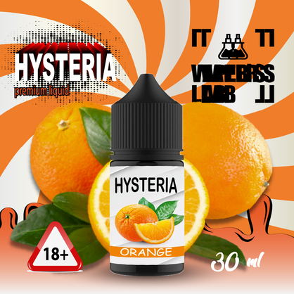 Фото, Відеоогляди Рідина для систем київ Hysteria Salt Orange 30 ml