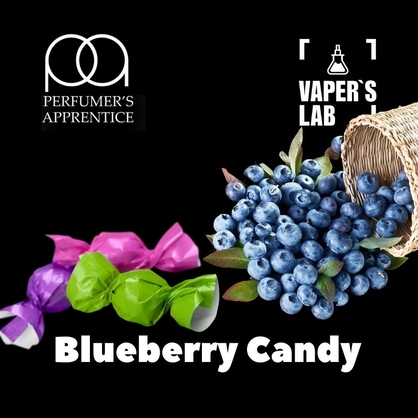 Фото, Ароматизатор для вейпа TPA Blueberry Candy Черничная конфета
