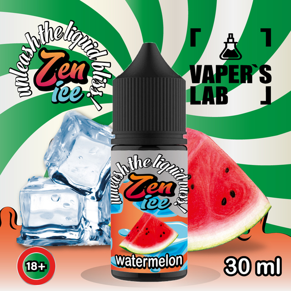 Отзывы  солевая жидкость zen salt ice watermelon 30ml