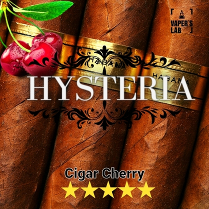 Фото, Заправки для вейпа Hysteria Cigar Cherry 30 ml