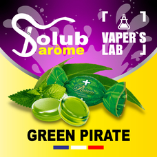 Ароматизатор для вейпа Solub Arome Green pirate М'ятні цукерки