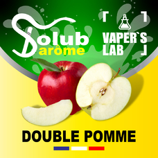 Ароматизатори для вейпа Solub Arome Double pomme Червоне та зелене яблуко