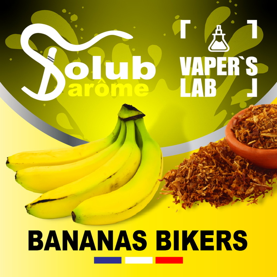Відгук арома Solub Arome Banana\'s Bikers М'який смак тютюну з бананом