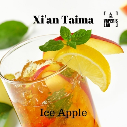 Фото, Аромка для вейпа Xi'an Taima Ice Apple Яблоко с холодком