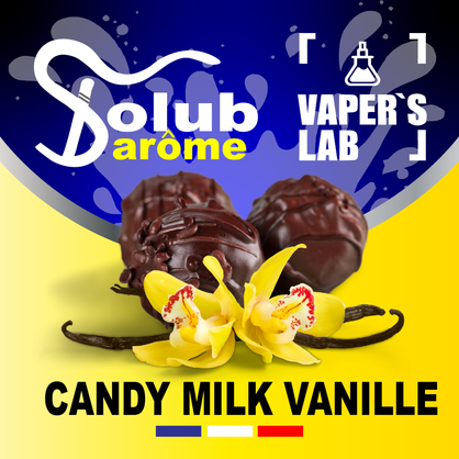 Фото Арома Solub Arome Candy milk vanille Молочна цукерка з ваніллю