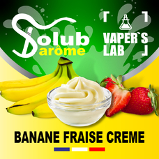 Ароматизатори для вейпа Solub Arome Banane fraise crème Бананово-полуничний крем