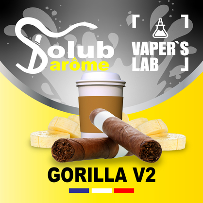 Фото Арома Solub Arome Gorilla V2 Банан какао та тютюн
