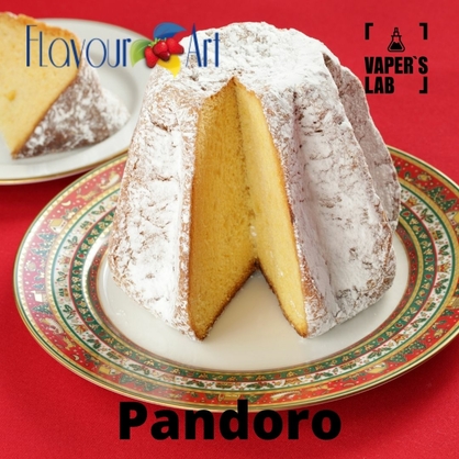 Фото, Ароматизатор для вейпа FlavourArt Pandoro Лbмонний кекс