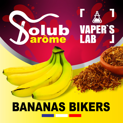 Фото Арома Solub Arome Banana\'s Bikers М'який смак тютюну з бананом