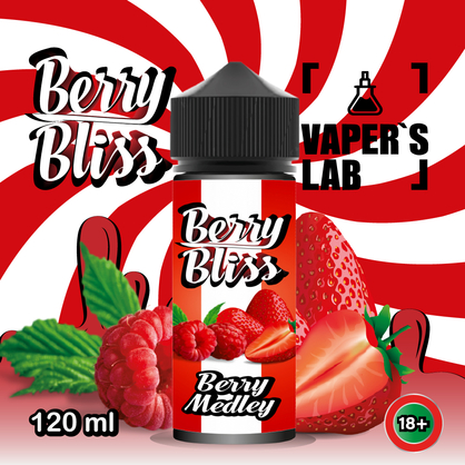 Фото рідина berry bliss berry medley (полуниця, малина, вишня, чорниця)